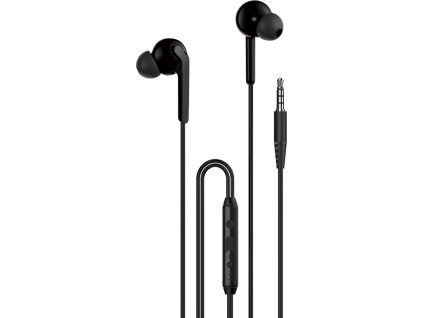 Dudao X3+ Drôtové slúchadlá do uší s USB-C - čierne