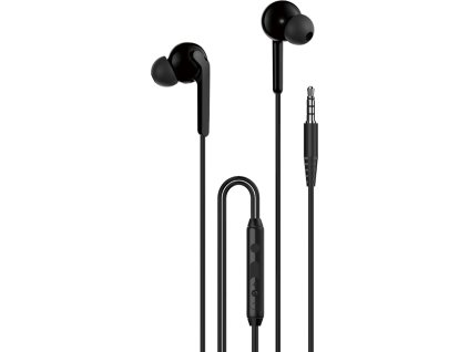 Dudao X3+ Kabelová sluchátka do uší s USB-C - černá