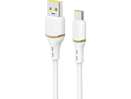 Silikónový kábel Dudao L25T USB-A - USB-C 5A 1m - biely