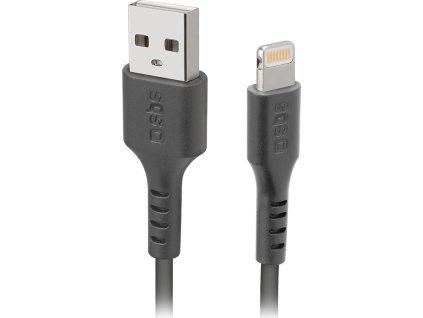 SBS TECABLEUSBIP589K USB-A - Lightning kabel 1m s certifikací MFi - černý