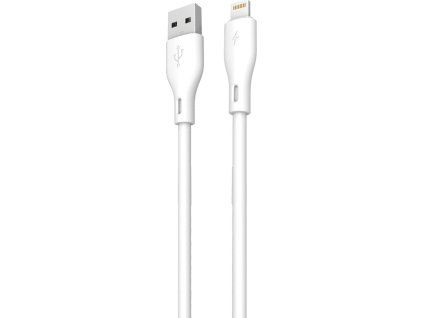 Dudao USB / Lightning kábel 3A, 1m, biely (L2L)