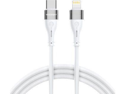 Wozinsky WSTCL1 Lightning / USB-C PD 27W kábel 1 m - biely