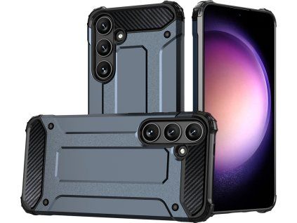 Hybrid Armor kryt pre Samsung Galaxy S25 – modrý