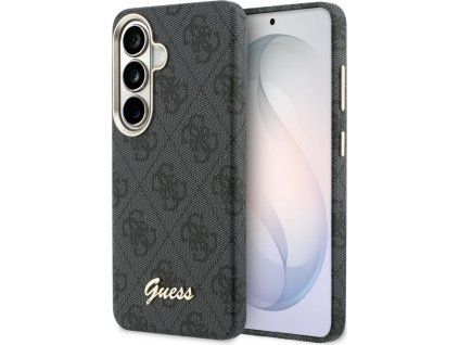 Guess 4G Script MagSafe Kryt pre Samsung Galaxy S26 - Čierny