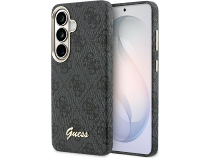 Pouzdro Guess 4G Script MagSafe pro Samsung Galaxy S26 černé