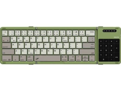 Nillkin Cube Pocket Skládací Bluetooth klávesnice s touchpadem, Green