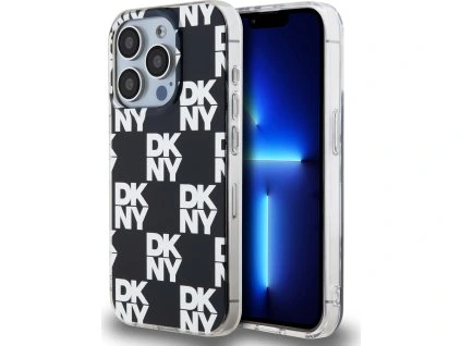 DKNY PC/TPU Checkered Pattern Zadní Kryt pro iPhone 14 Pro Max Black