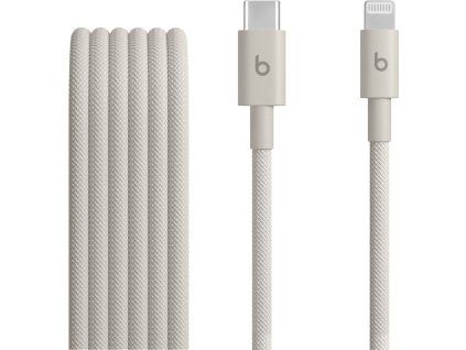 MDGL4ZM/A Apple Beats USB-C/Lightning Datový Kabel 1.5m Stone