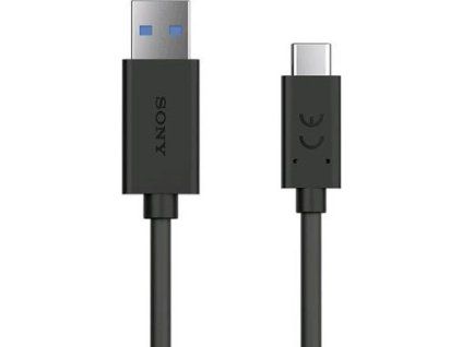 UCB-20 Sony USB-C Datový Kabel 3A 1m Black (Service Pack)