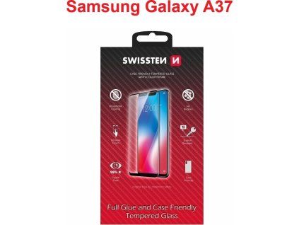 Swissten Full Glue Color Frame Case Friendly pre Samsung Galaxy A37 5G, čierne