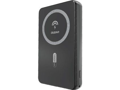 Dudao K14S Magnetická powerbanka 20W 5000mAh 1x USB-A 1x USB-C - Černá