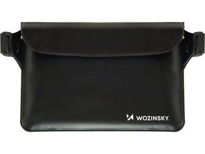 Wozinsky WWS-01 Voděodolná ledvinka z PVC - černá
