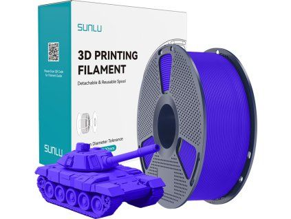 Vysokorýchlostný modrý filament Sunlu PLA+