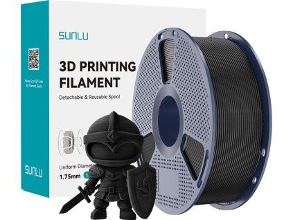 Filament Sunlu PLA+ (čierny)
