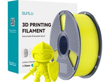 Filament Sunlu PLA+ (žltý)