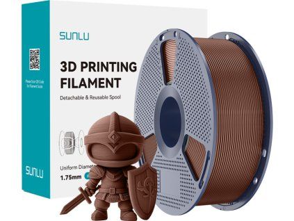 Filament Sunlu PLA+ (čokoládová farba)