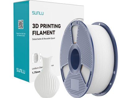 Filament Sunlu PLA Classic White 1KG 1.75mm