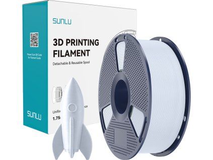 Vysokorýchlostný PLA filament Sunlu – biela