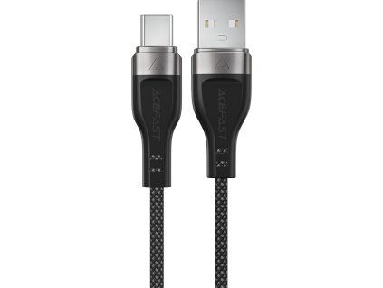 Kabel Acefast C11-04 USB-A - USB-C 3A 1,2m s magnetickým opletením - černý