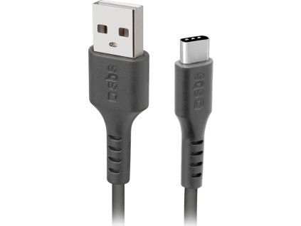 SBS TECABLETC220K USB-A - USB-C kábel 2 m - čierny