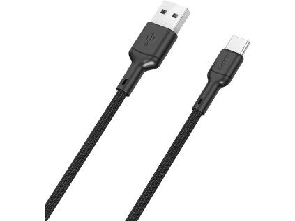 Dudao L9T 5A USB-A - USB-C Kábel 1m - Čierny