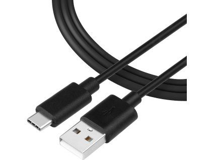 Tactical Smooth Thread kábel USB-A/USB-C 0.3m čierny