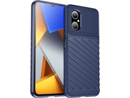 Silikónové puzdro Thunder Case pre Xiaomi Poco M4 5G modré