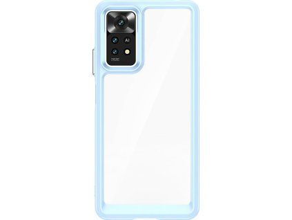Silikonový kryt Outer Space Case pro Xiaomi Poco M4 Pro 5G - modrý