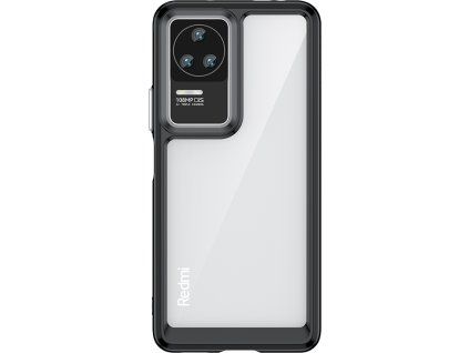 Kryt Outer Space pro Xiaomi Poco F4 5G s flexibilním rámem černý