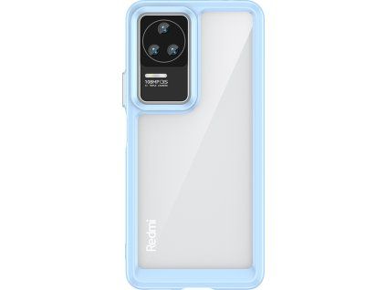 Kryt Outer Space pro Xiaomi Poco F4 5G s flexibilním rámem modrý