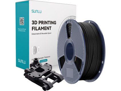 ABS filament s povrchovou úpravou (černý)