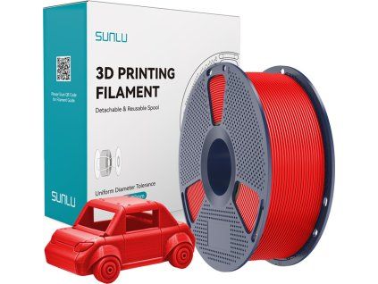 PETG filament Sunlu (červený)