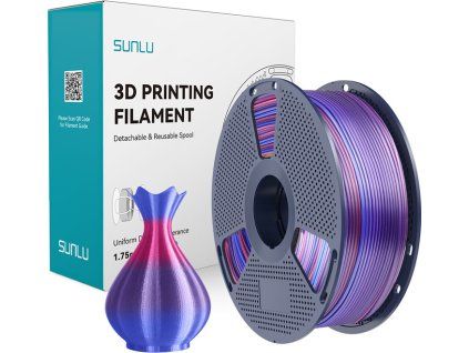 Filament Sunlu PLA+ Silk (Rainbow 02)
