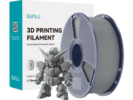 Filament Sunlu PLA+ 2.0 (šedý)