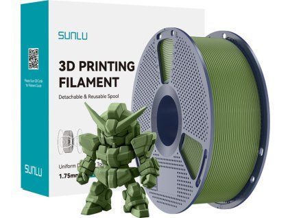 Filament Sunlu PLA+ 2.0 (olivová)