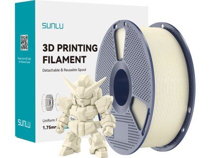 Filament Sunlu PLA+ 2.0 (slonová kost)