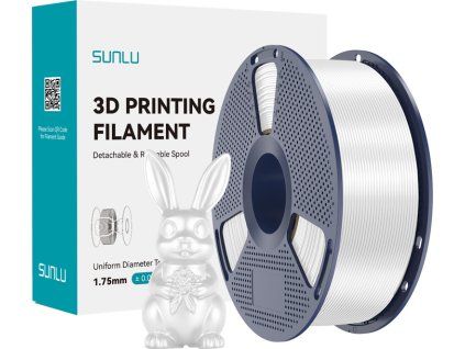 Filament Sunlu PLA+ Silk (biely)