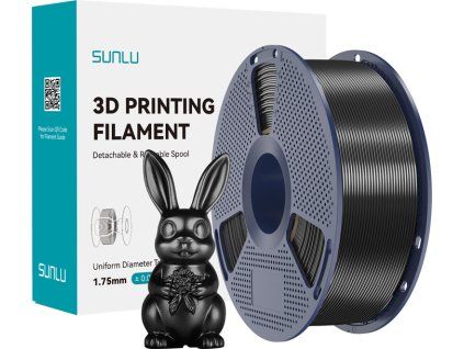 Filament Sunlu PLA+ Silk (černý)
