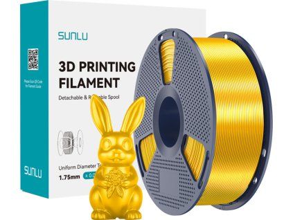 Filament Sunlu PLA+ Silk (zlatý)