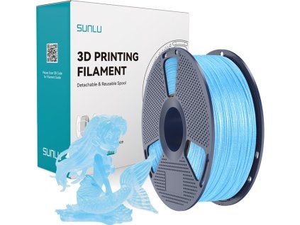 Filament SUNLU PLA (lesklá modrá)