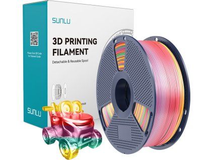 Filament Sunlu PLA+ Silk (Rainbow 01)