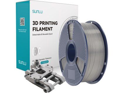 Filament Sunlu ABS (stříbrný)
