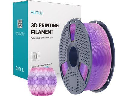 Filament Sunlu PLA Transparent (Rainbow) 03