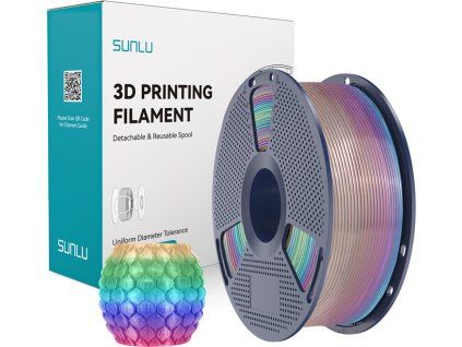 Filament Sunlu PLA Transparent (Rainbow) 04