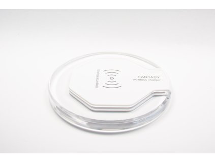 Bezdrátová nabíječka Luxury Hexagon, white