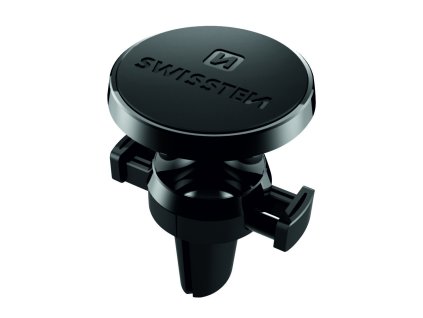 Magnetický držák do ventilace auta SWISSTEN S-GRIP AV-M8, černo-stříbrný