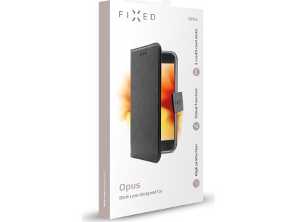 Pouzdro typu kniha FIXED Opus pro Apple iPhone XR, černé