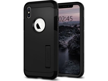 Spigen Tough Armor, black - iPhone XS/X