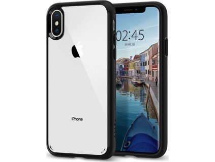 Spigen Ultra Hybrid, matný čierny - iPhone XS/X