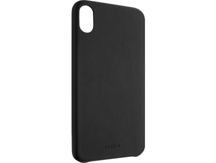 Zadní kryt FIXED Tale pro Apple iPhone XS Max, PU kůže, černý
